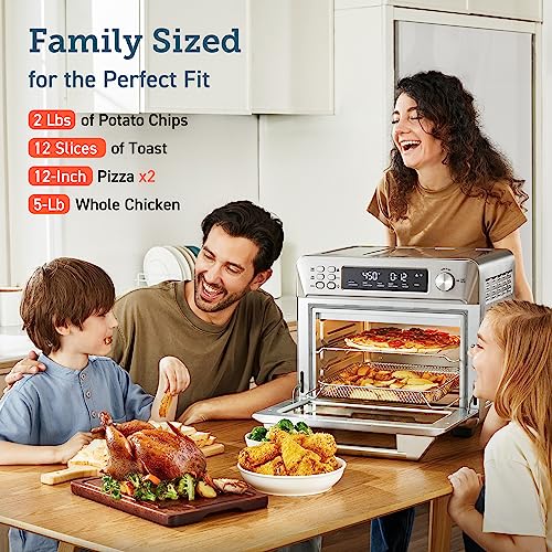 85bb9c94fa4e4a1a959c2cf26e6a6553 COSORI Toaster Oven Air Fryer Combo, 12-in-1, 26QT Convection Oven Countertop