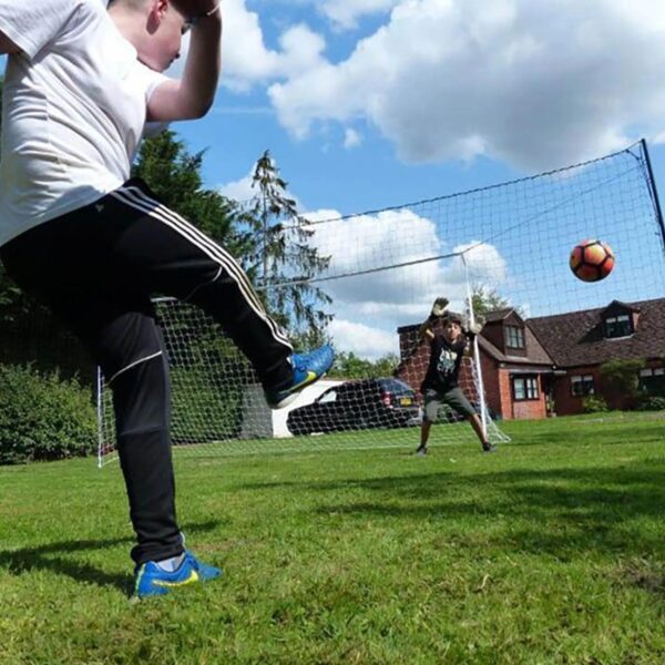 Open Goaaal JX-OGFL2 Soccer Practice Net Rebounder Backstop with Goal, Large