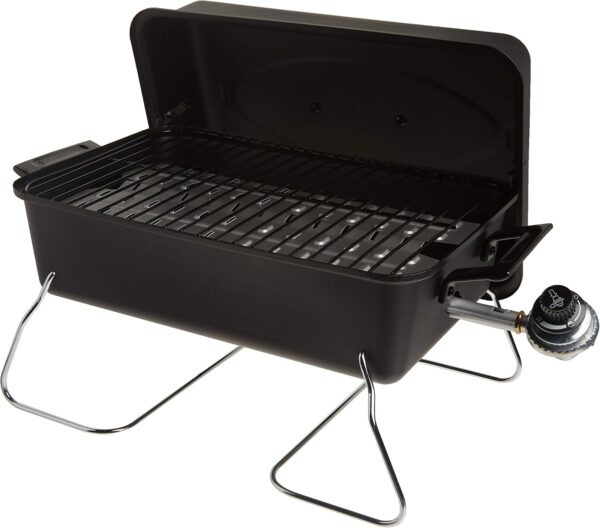 869402d18ff146bba638cd50c6c18981 Portable Convective 1-Burner Stainless Steel Propane Gas Grill - 465133010