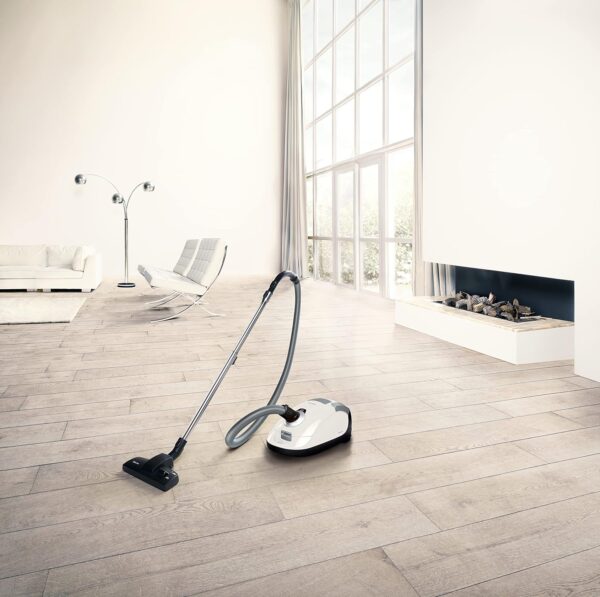 86d5f50741b14fcebaf1ee284da4c965 Pure Suction Powerline Canister Vacuum Cleaner, Lotus White