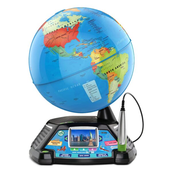 LeapFrog Magic Adventures Globe for Kids, Electronic Learning System, Teaches Countries, Culture