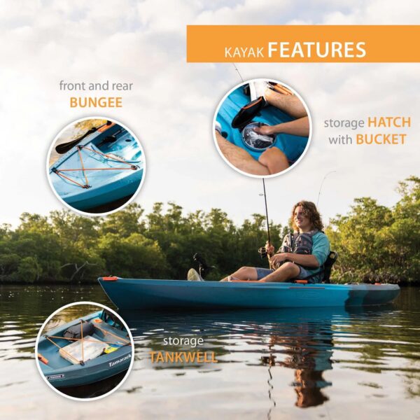 Lifetime Tamarack Pro 103 Sit-On-Top Kayak - Lightning Fusion - 90995