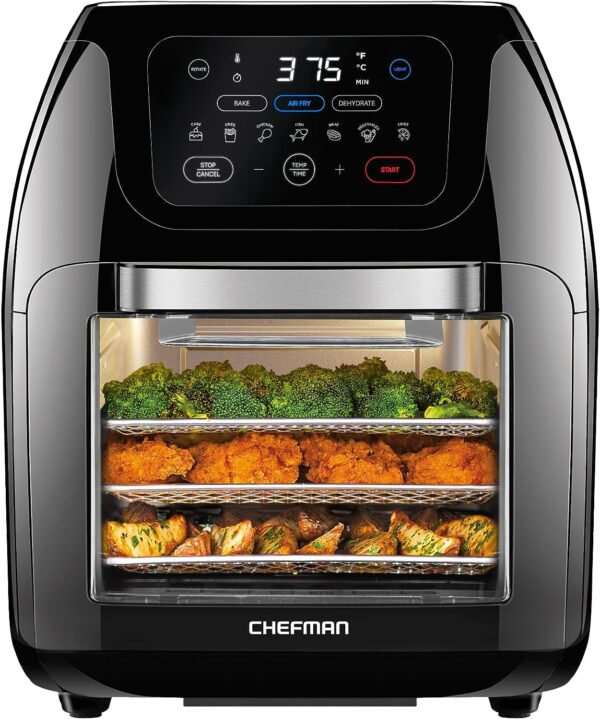 87a25f1e0041430b912e0812983c8a67 CHEFMAN Multifunctional Digital Air Fryer+ Rotisserie, Dehydrator, Convection Oven