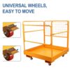 Sidasu Forklift Safety Cage 36x36 Inches Forklift Work Platform