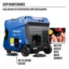 Westinghouse 5000 Peak Watt Recoil Start, Gas Powered Portable Inverter Generator with CO Sensor