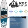 Roc Inflatable Stand Up Paddle Boards with Premium SUP Paddle Board Accessories, Wide Stable Design, Non-Slip Comfort Deck for Youth & Adults