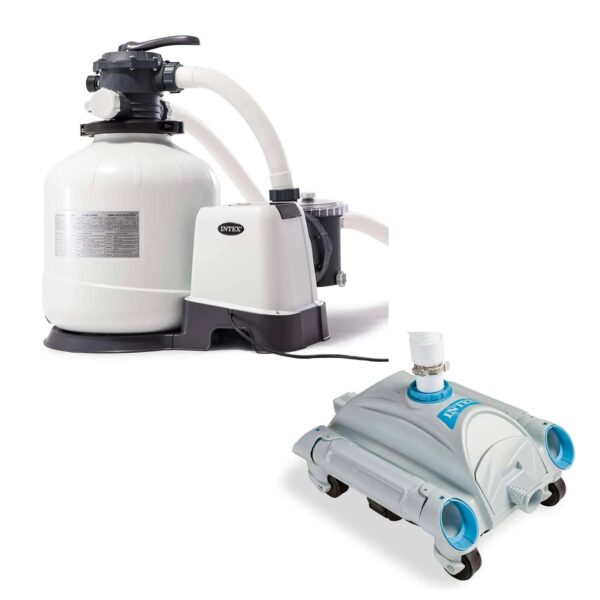 8974c5069cd4401f9ab0cbb6f80fa51c 3000 GPH Above Ground Sand Filter Pump and Automatic Vacuum