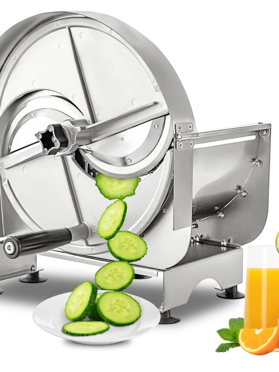 897ac165e1e54b93bc39806f919e088f Stainless Steel Commercial Vegetable Slicer, Adjustable 0.2-12mm Thickness, Manual Multifunctional Slicer for Fruits & Vegetables