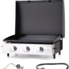 Burner Gas grill with side burner and enameled cast iron grille 42,000BTU outdoor cooking stainless steel propane grill Garden grill