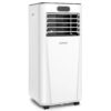 Costway 6000 BTU (10000 BTU ASHRAE) Portable Air Conditioner w/ Remote Control 3-in-1 Air Cooler w/ Drying White