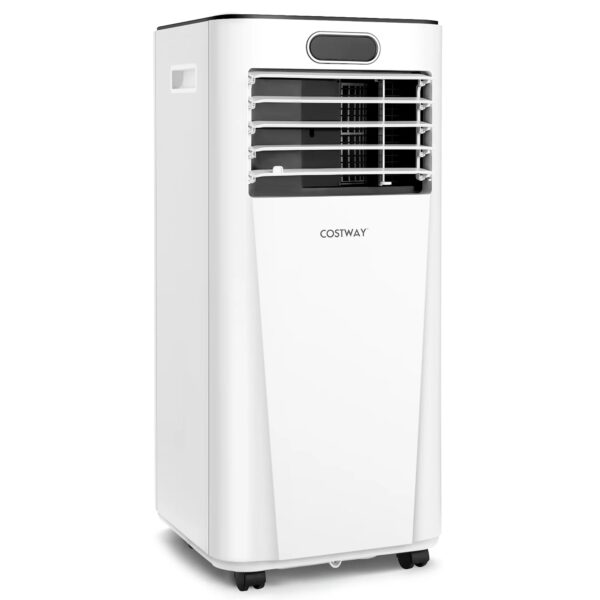 8a176659aa344fd0a556f684711f7e50 Costway 6000 BTU (10000 BTU ASHRAE) Portable Air Conditioner w/ Remote Control 3-in-1 Air Cooler w/ Drying White