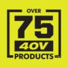 40V Expand-It Cordless Battery Attachment Capable Trimmer Power Head with 4.0 Ah Battery and Charger RY40226