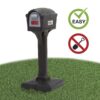 Classic Black Plastic Mailbox