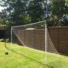 Open Goaaal JX-OGFL2 Soccer Practice Net Rebounder Backstop with Goal, Large