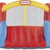 Little Tikes Jump 'n Slide Inflatable Bouncer Includes Heavy Duty Blower With GFCI, Stakes, Repair Patches, And Storage Bag, for Kids Ages 3-8 Years