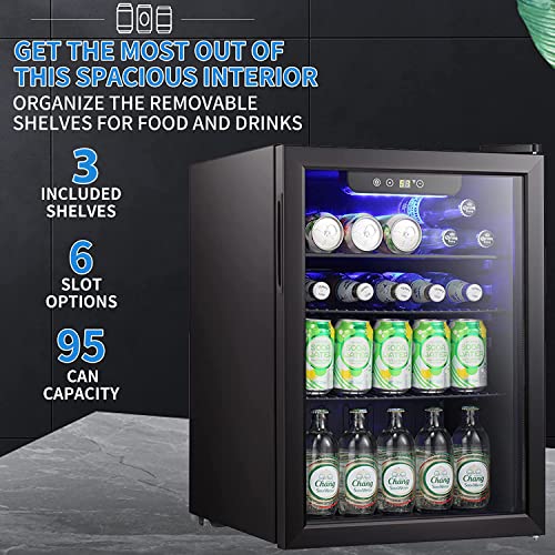 8bfc17e7b1d0444fb345fac5a5d02f7e Antarctic Star Mini Fridge-95 Can Beverage Refrigerator