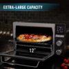 Calphalon Quartz Heat Countertop Toaster Oven, Dark Stainless Steel