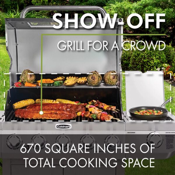 Cuisinart 5-Burner Dual Fuel Gas Grill (Propane/Natural Gas)