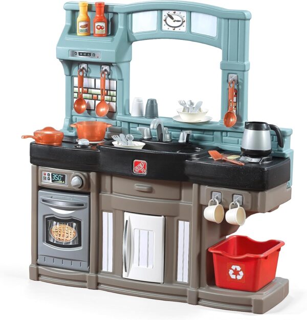 8c893e430d38436288e8b240230fdd6c Step2 Best Chefs Kids Kitchen Playset, Indoor/Outdoor Kitchenette, Interactive Play with Lights and Sounds, Made of Durable Plastic, Includes 25 Piece Toy Accessories, For Toddlers 2+ Years Old