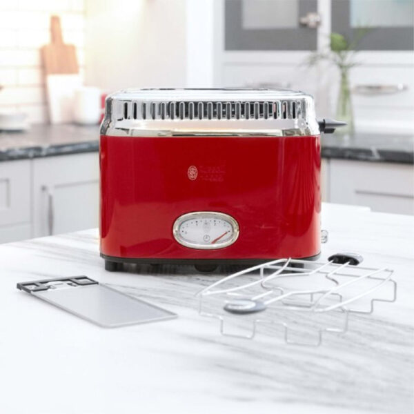 8cab0f365f834f39af74cfeaeb52ae3b Retro Style 2-Slice Toaster, Red, TR9150RDR