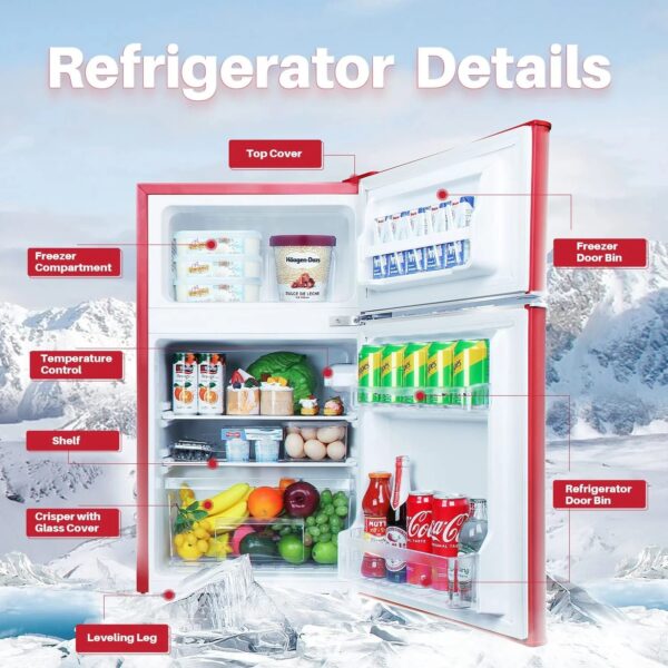 8cd03622a5854f4ab915cde053c425fd Compact Refrigerator with Freezer F6893