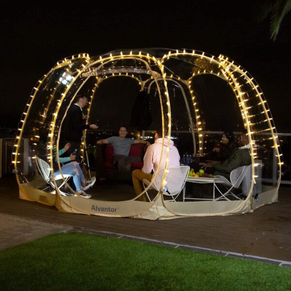 8cde184ad2d440c39c46b3a386f45060 Bubble Tent Pop Up Gazebo, 8-10 Person Igloo Dome Garden Patio Canopy Shelter