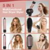 Brightup Hair Dryer Brush with 110,000 RPM Negative Ionic Blow Dryer