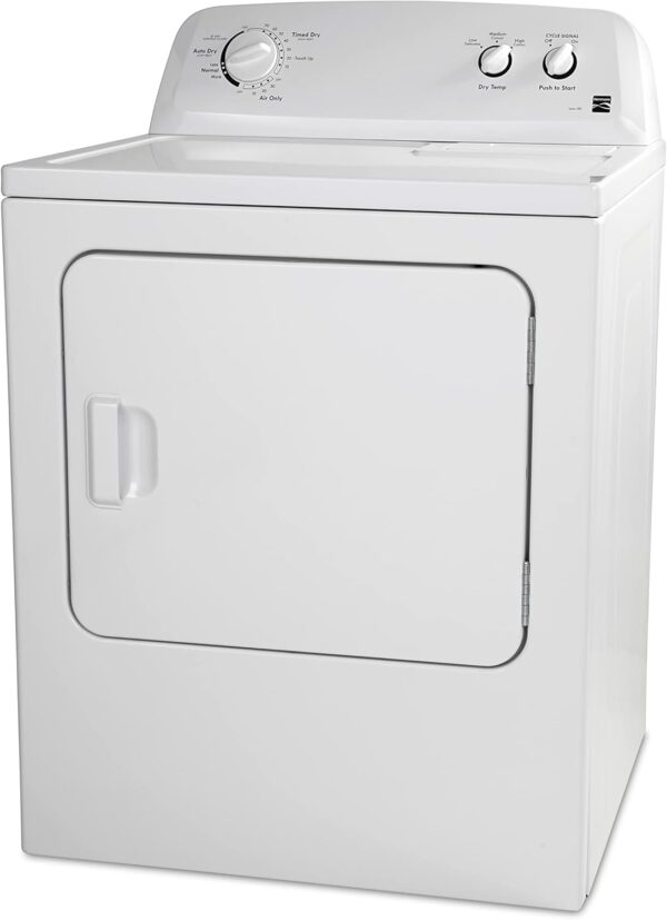 8d356dbccc59460f8ad6d58dfbb7477c Kenmore 29′′ Front Load Electric Dryer with Wrinkle Guard and 7.0 Cubic Ft. Total Capacity, White