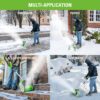 12-inch cordless snow shovel, includes 4.0Ah battery and charger