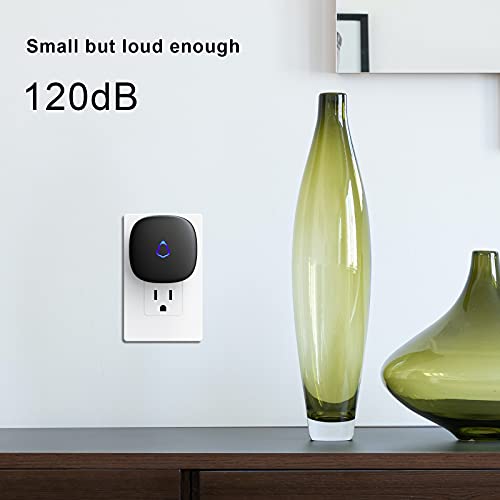 8e0585c53d0d42d6905afb53ac1fc536 SECRUI Wireless Doorbell, Easy installation, Waterproof, Adjustable Volume, 58 Chimes