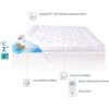 Sealy - 3 + 1 Memory Foam Topper with Fiber Fill Cover - Queen - Blue