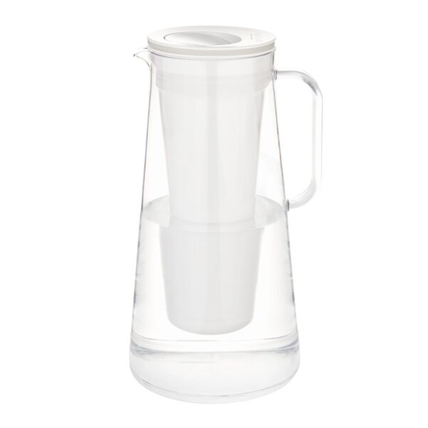 LifeStraw Home 10 Cup Water Filter Pitcher, Removes +30 Contaminants, White