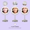 Conair Lighted Makeup Mirror, 1X/10x Magnifying Mirror