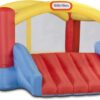 Little Tikes Jump 'n Slide Inflatable Bouncer Includes Heavy Duty Blower With GFCI, Stakes, Repair Patches, And Storage Bag, for Kids Ages 3-8 Years