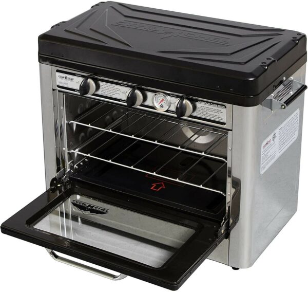 8fd00f8399f44b53a0cd4d4d933e1716 Camp Chef Outdoor Portable Dual Burner Camping Home Patio RV Oven Stove - COVEN