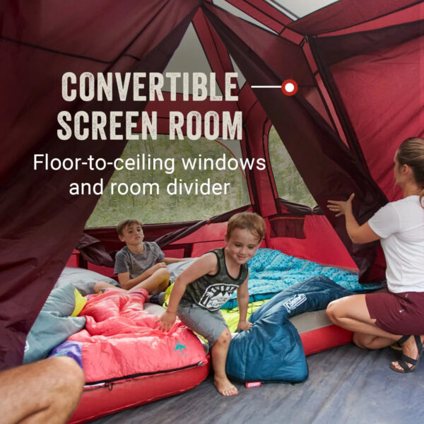 8ff095185a304409aa891891775e395c Coleman Skylodge 8-Person Instant Camping Tent, Blackberry