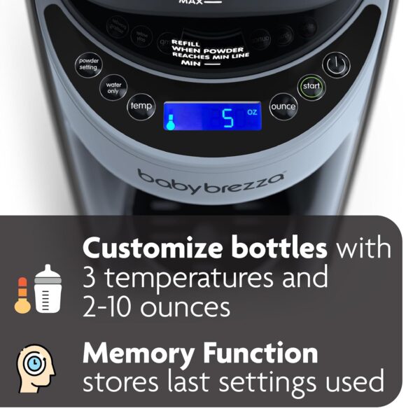 90082245a89b4e76aed16a9fcdb810a0 New and Improved Formula Pro Advanced Formula Dispenser Machine - Automatically Mix a Warm Formula Bottle Instantly - Easily Make Bottle with Automatic Powder Blending, Slate