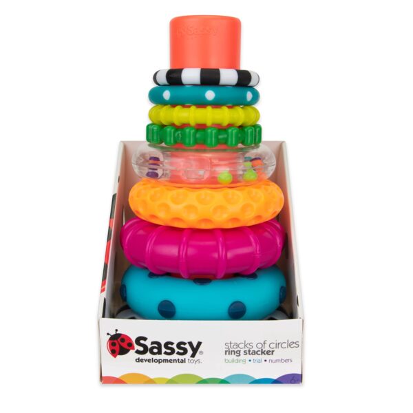 Sassy Stacks of Circles Ring Stacker 6 Months old and up
