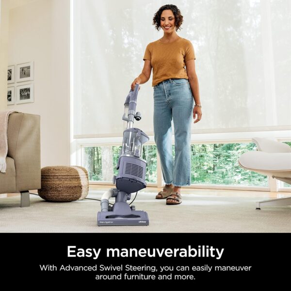 90d7fbd728924bfca39e18bb1d1d1ae8 Rotator Pet Pro Lift-Away ADV Upright Vacuum with HEPA Filter, DuoClean PowerFins HairPro and Odor Neutralizer Technology, Pet Hair Pickup, For Carpets & Hardfloors, Dark Grey, LA555