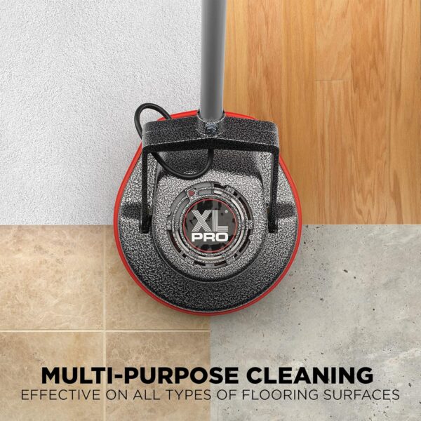90e3e2f4f682459bb8850f855a51a7c2 Commercial Orbiter Hard Floor Cleaner Machine, Multi-Purpose Floor Cleaning, Random Orbital Drive, Wide Cleaning Path, 50-Foot Long Cord, ORB550MC, Gray/Red-Oreck