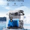 Nugget Ice Makers Countertop, Pebble Ice Makers with Soft Chewable Ice, Ready in 6 Mins, 35lbs/24H, One-Click Operation, Self Cleaning, Portable Ice Maker Machine for Home/Kitchen/RV/Camping