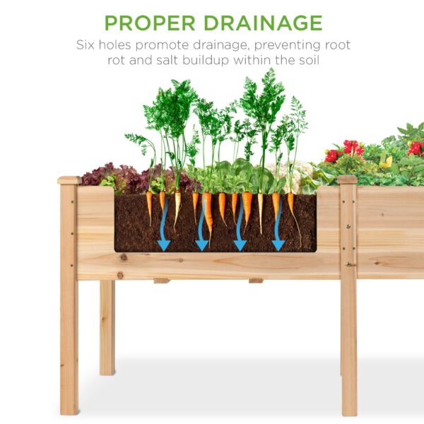 9259c0e65959456f8871aeecdbead365 Best Choice Products 72x23x30 in Raised Garden Bed