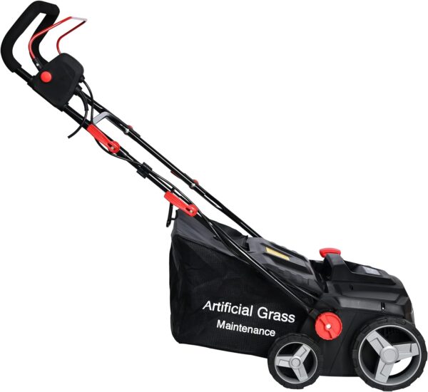 92791075e3ac47779bfaaa52206d34df Artificial Turf Broom Yard Power Brush with Collection Box #Sweepy Box