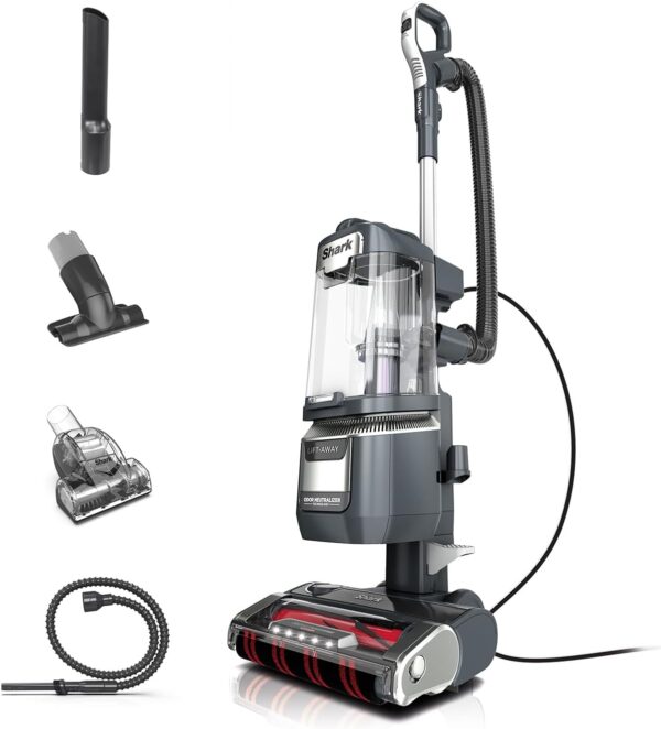 9385c9be8b554c3d96f0dae862eb276c Rotator Pet Pro Lift-Away ADV Upright Vacuum with HEPA Filter, DuoClean PowerFins HairPro and Odor Neutralizer Technology, Pet Hair Pickup, For Carpets & Hardfloors, Dark Grey, LA555