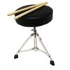 Music Alley 3 Piece Kids Drum Set with Throne, Cymbal, Pedal & Drumsticks