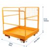 Sidasu Forklift Safety Cage 36x36 Inches Forklift Work Platform