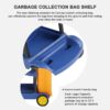 TUFFIOM Commercial Traditional Cleaning Janitorial 3-Shelf Cart