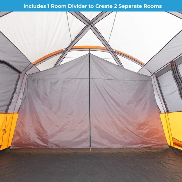 9575a314a1ec424fa39d4fecf29b3e91 CORE Straight Wall Cabin Tents | 10 Person / 11 Person / 12 Person Large Multi Room Family Tents for Car Camping & Outdoor Adventures