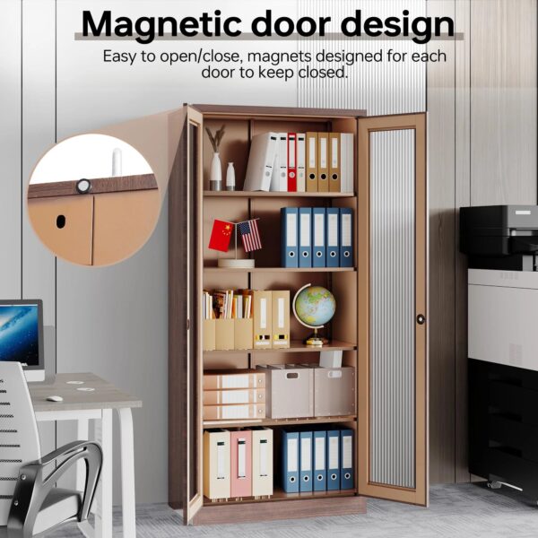 95b23dfebbba447ab16856ea6f04d630 AFAIF Glass Display Cabinet Curio Cabinet with Glass Door
