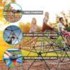 Lifetime Children's Outdoor 5 ft. H x 10 ft. W Dome Climber, Green and Brown (90136)